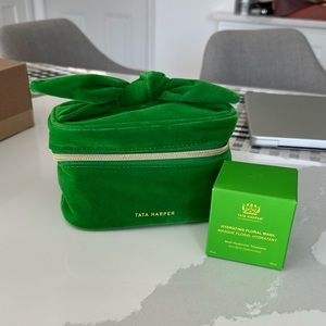 Tata Harper Hydrating Floral Mask and Bag NEW